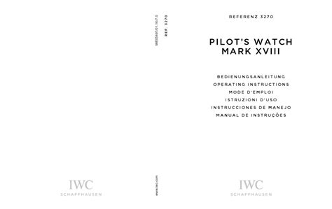 iwc mark xviii manual